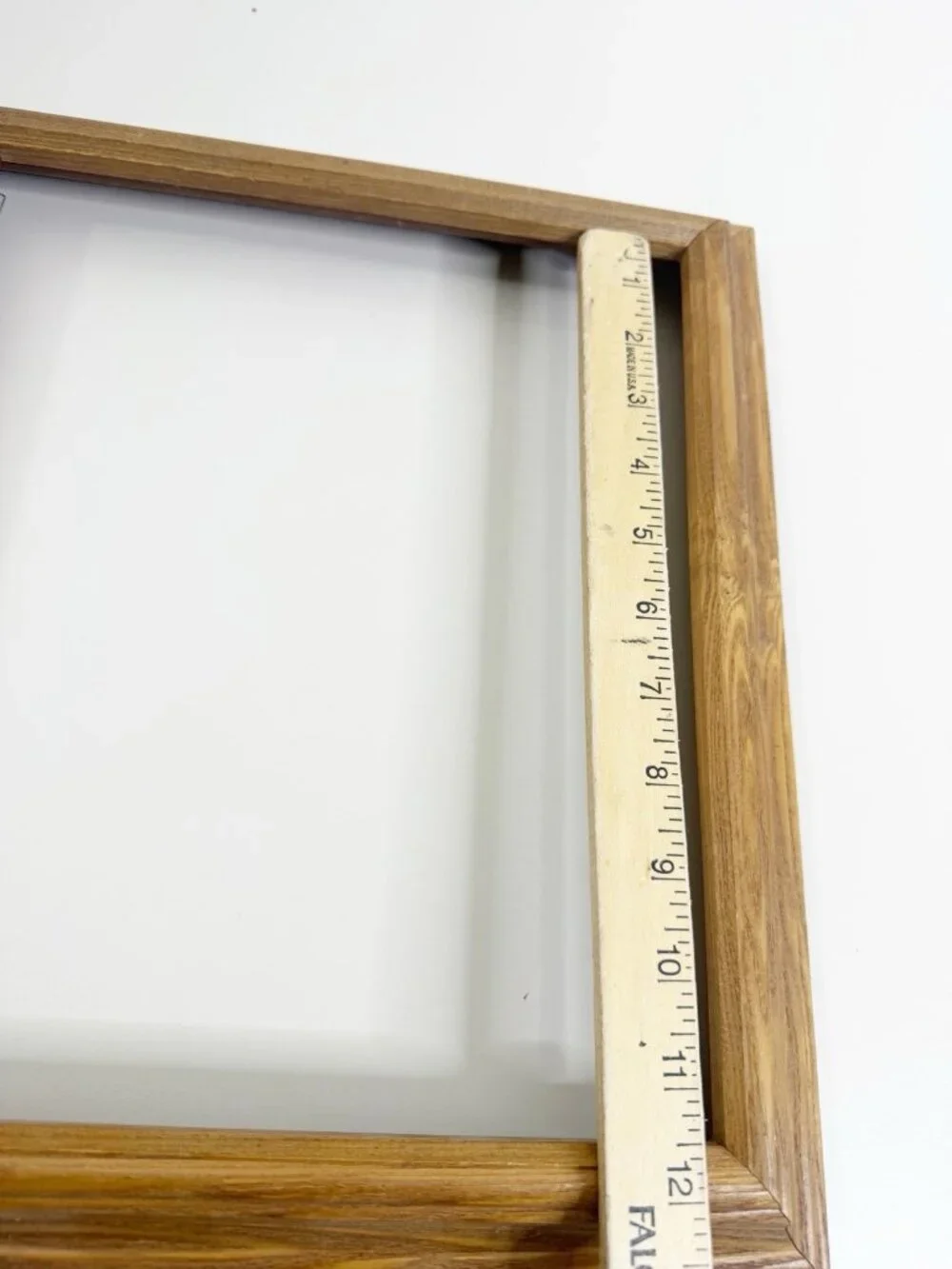 VTG Honey Oak Wood Frame Stepped Molding Frame 15x13 (Fits 9.5x11.5) EUC